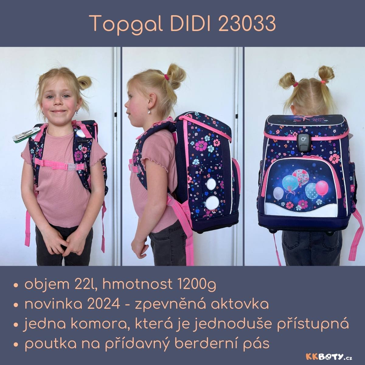 školní aktovka Topgal DIDI 23033